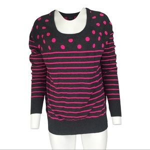 Torrid Gray and Pink Sweater Size 0